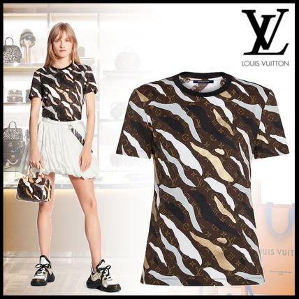 Louis Vuitton MONOGRAM 2020 SS Belted Dress 1A7TL1 1A7TL0 1A7TLZ 1A7TLY 1A7TLX 1A7TLW 1A7TLV 