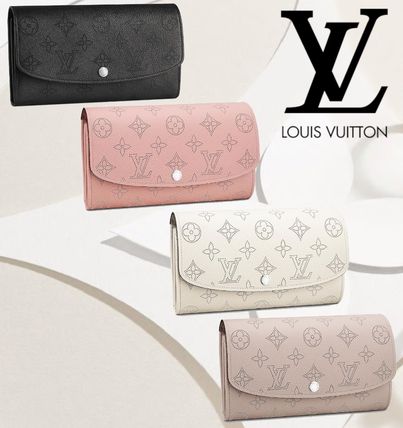 Louis Vuitton MAHINA 2019 SS Monogram Leather Long Wallet Long Wallets M60144 M60177 M60145 M60143 