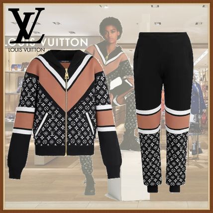 Louis Vuitton 2020 SS Monogram Wool Cashmere Nylon Blended Fabrics Street Style 1A61MD 1A61LZ 