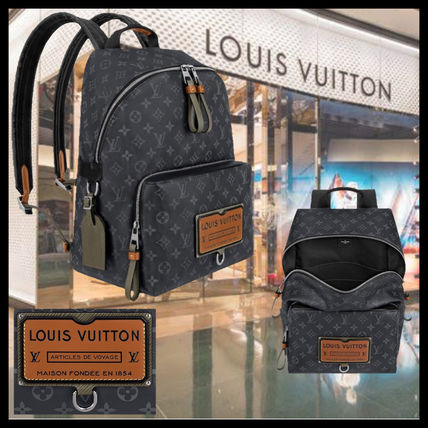 Louis Vuitton Logo Backpacks 