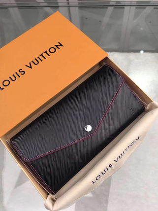 Louis Vuitton EPI 2019 20AW Logo Long Wallets M64322 