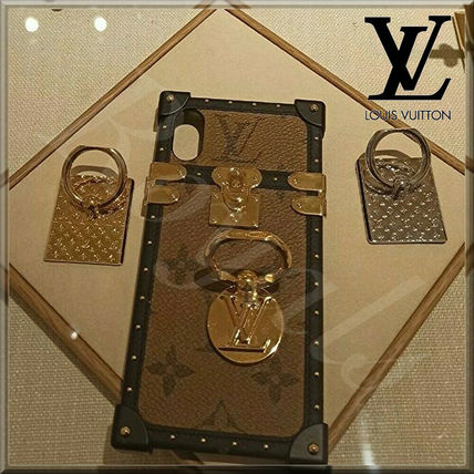 Louis Vuitton MONOGRAM Nanogram Phone Ring Holder M64868 
