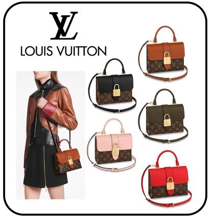 Louis Vuitton Casual Style 2WAY Leather Party Style Elegant Style 