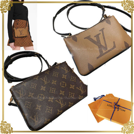 Louis Vuitton MONOGRAM Monogram Canvas Leather Crossbody Logo Shoulder Bags 