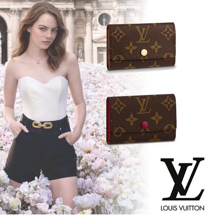 Louis Vuitton Monogram Canvas Leather Keychains &amp; Bag Charms 