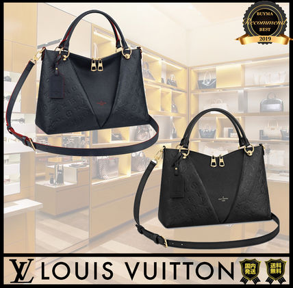 Louis Vuitton Monogram Casual Style A4 2WAY Leather Office Style 