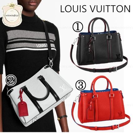 Louis Vuitton EPI 2WAY Leather Elegant Style Shoulder Bags 
