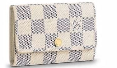 Louis Vuitton DAMIER AZUR 2018 19AW 6 Key Holder N61745 