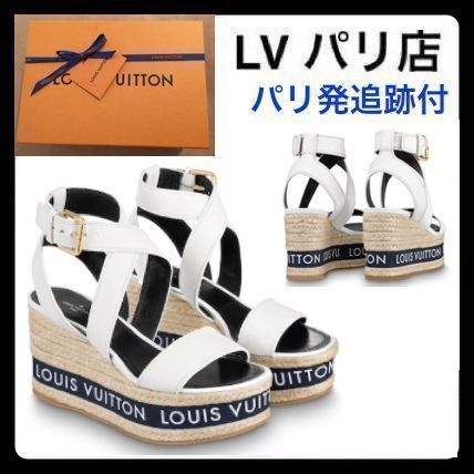 Louis Vuitton 2020 Cruise Boundary Wedge Sandal 1A64GK 