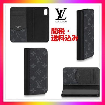 Louis Vuitton MONOGRAM 2020 SS Blended Fabrics Bi color Leather iPhone X iPhone XR Logo 