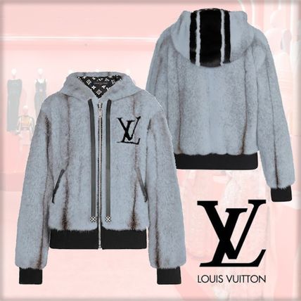 Louis Vuitton 2020 Cruise Mink Fur Hoodie 1A60ZQ 