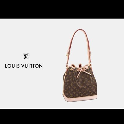 Louis Vuitton NOE Monogram Casual Style Canvas Elegant Style Crossbody 