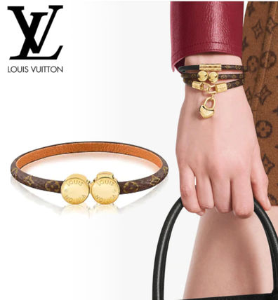 Louis Vuitton MONOGRAM 2019 20AW Bangles Casual Style Leather Party Style Elegant Style M6407E 