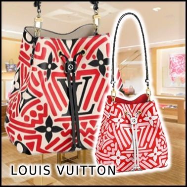 Louis Vuitton NEONOE 2020 21AW 2020 21 AW LV CRAFTY NEONOE MM red pink more bags M45360 M45362 