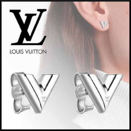 Louis Vuitton 2019 20AW Essential V Stud Earrings M63208 