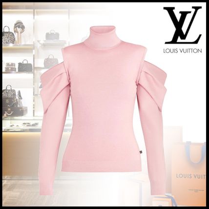 Louis Vuitton 2020 Cruise Crew Neck Casual Style Wool Cashmere Silk Long Sleeves Plain 1A61RC 1A61RB 1A61RA 1A61R9 1A61R8 