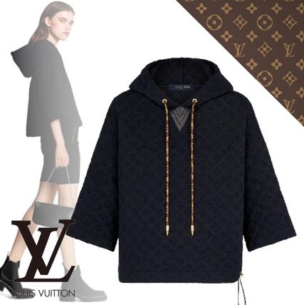 Louis Vuitton 2019 20AW 3D Monogram Cotton Jersey Hoodie 1A83O7 