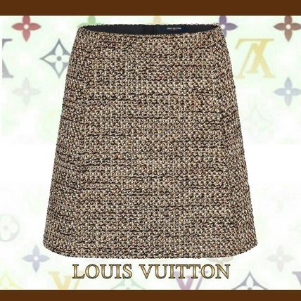 Louis Vuitton 2020 21AW Short Dots Wool Silk Nylon Mini Skirts 1A83YT 1A83YS 1A83YR 1A83YQ 1A83YP 