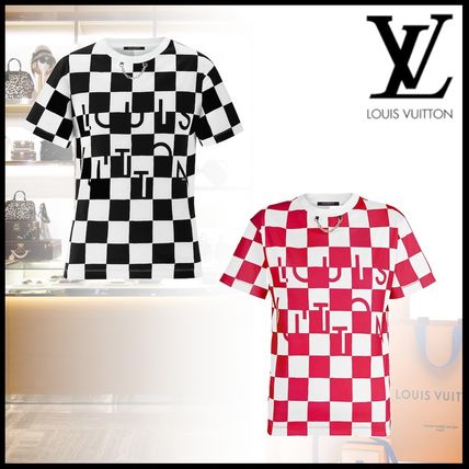 Louis Vuitton DAMIER 2020 SS Crew Neck Other Plaid Patterns Street Style Chain Plain 1A61KFK