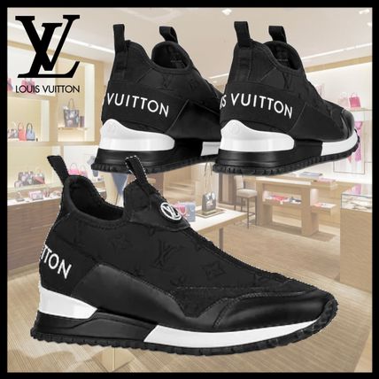 Louis Vuitton MONOGRAM 2020 21AW Monogram Plain Toe Rubber Sole Lace up Casual Style Unisex 1A87AE 