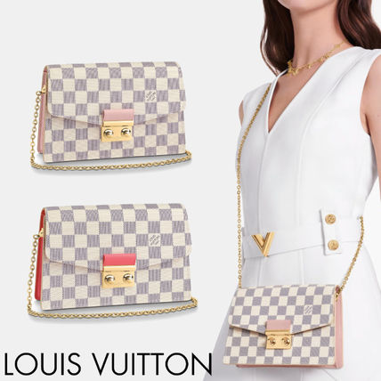 Louis Vuitton Calfskin Leather Shoulder Bags 