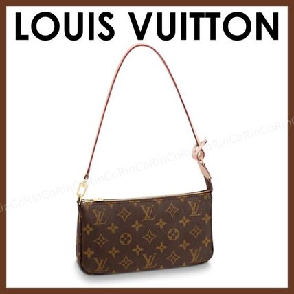 Louis Vuitton Monogram 2WAY Leather Formal Style Shoulder Bags 