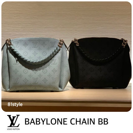 Louis Vuitton MAHINA Monogram Casual Style 2WAY 3WAY Leather Office Style 