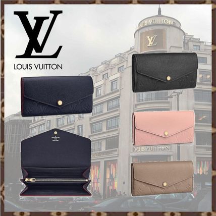 Louis Vuitton MONOGRAM EMPREINTE Sarah Wallet M64082 M68708 M62125 M61182 