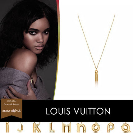 Louis Vuitton Casual Style Initial Elegant Style Necklaces &amp; Pendants 