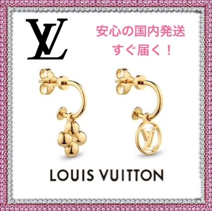 Louis Vuitton MONOGRAM Casual Style Initial Flower Party Style Office Style 