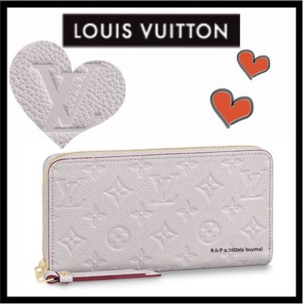 Louis Vuitton MONOGRAM EMPREINTE 2020 SS Monogram Unisex Calfskin Plain Long Wallet Long Wallets 