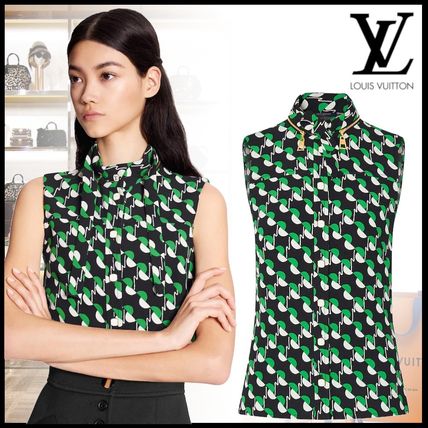 Louis Vuitton 2020 SS Casual Style Unisex Silk Sleeveless Street Style 1A7SPE 1A7SPD 1A7SPC 1A7SPB 1A7SPA 1A7SP9 