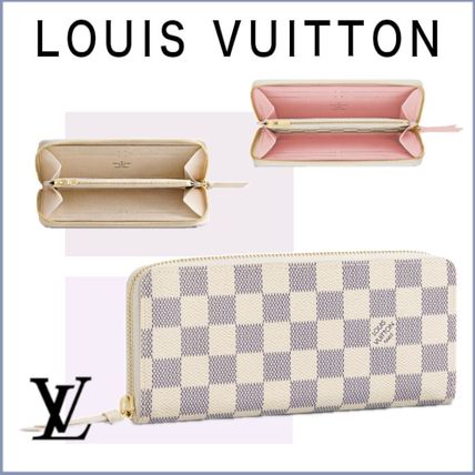 Louis Vuitton DAMIER AZUR Clemence Wallet N61210 N61264 