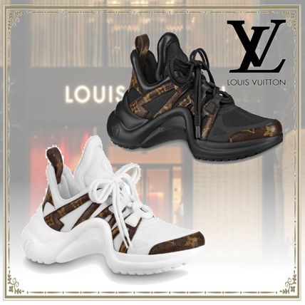 Louis Vuitton 2020 21AW Monogram Casual Style Low Top Sneakers 1A43L1 1A43LH 