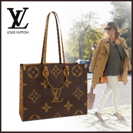 Louis Vuitton MONOGRAM 2019 SS Monogram Unisex Canvas Blended Fabrics A4 2WAY Elegant Style M44576 