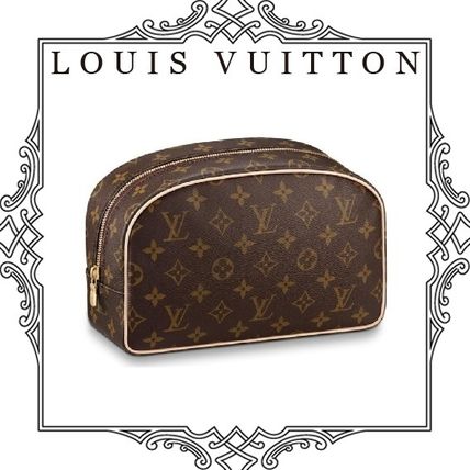 Louis Vuitton MONOGRAM 2018 19AW Monogram Unisex Leather Pouches &amp; Cosmetic Bags M47527 