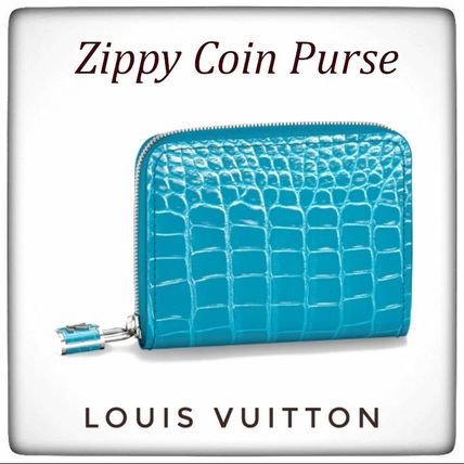 Louis Vuitton ZIPPY COIN PURSE 2020 SS Unisex Crocodile Long Wallet Small Wallet Logo Coin Cases N98167 