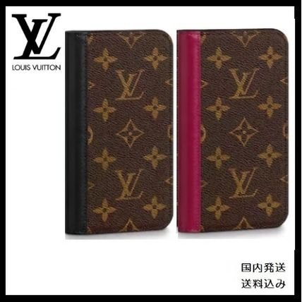 Louis Vuitton MONOGRAM Monogram Leather iPhone 11 Smart Phone Cases 