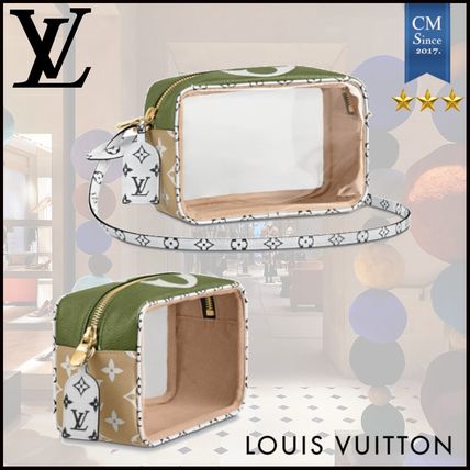 Louis Vuitton MONOGRAM 2020 SS Monogram Canvas Chain Leather Crystal Clear Bags 