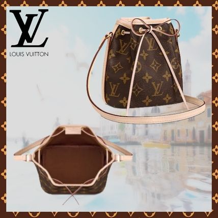 Louis Vuitton NOE Monogram Casual Style Leather Logo Shoulder Bags M41346 