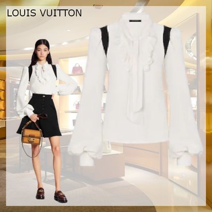 Louis Vuitton 2020 SS Lavalliere Collar Shirt 1A7SJG 