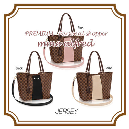 Louis Vuitton 2017 18AW Casual Style A4 2WAY Leather Totes 