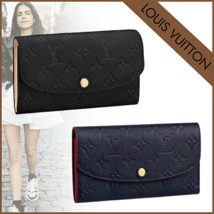 Louis Vuitton Monogram Leather Folding Wallet Logo Long Wallets M62369 M69417 