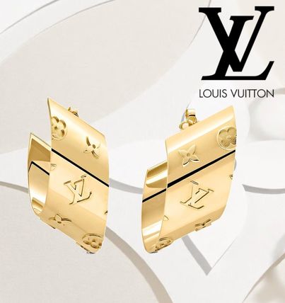 Louis Vuitton 2019 SS Nanogram Earrings M68385 