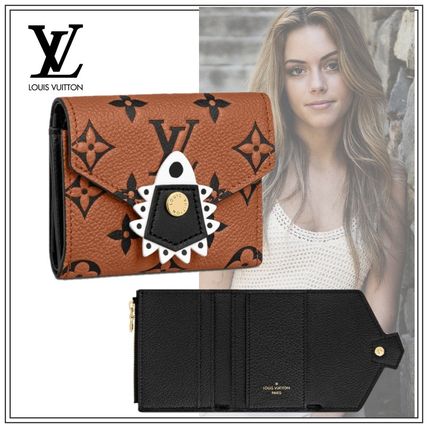 Louis Vuitton MONOGRAM EMPREINTE 2020 21AW Monogram Leather Folding Wallet Small Wallet Logo M69511 