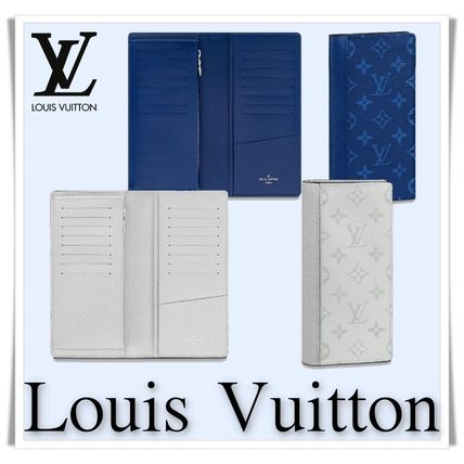 Louis Vuitton MONOGRAM 2019 SS Unisex Plain Leather Folding Wallet Long Wallets M30297 M30298 