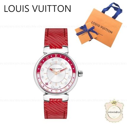Louis Vuitton EPI 2020 SS Elegant Style Analog Watches 