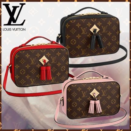 Louis Vuitton MONOGRAM Monogram Canvas Blended Fabrics Tassel 2WAY Bi color Leather 