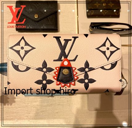 Louis Vuitton MONOGRAM EMPREINTE 2020 21AW Monogram Unisex Leather Folding Wallet Long Wallet Logo M69514 