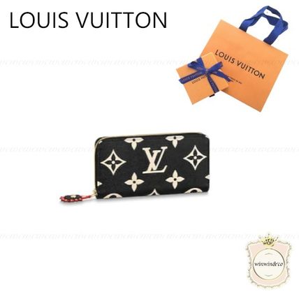Louis Vuitton MONOGRAM 2020 SS Monogram Leather Long Wallet Logo Long Wallets 